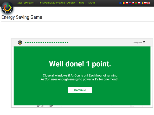 Learn how to save energy in the office with our new interactive game developed for the START2ACT project!
