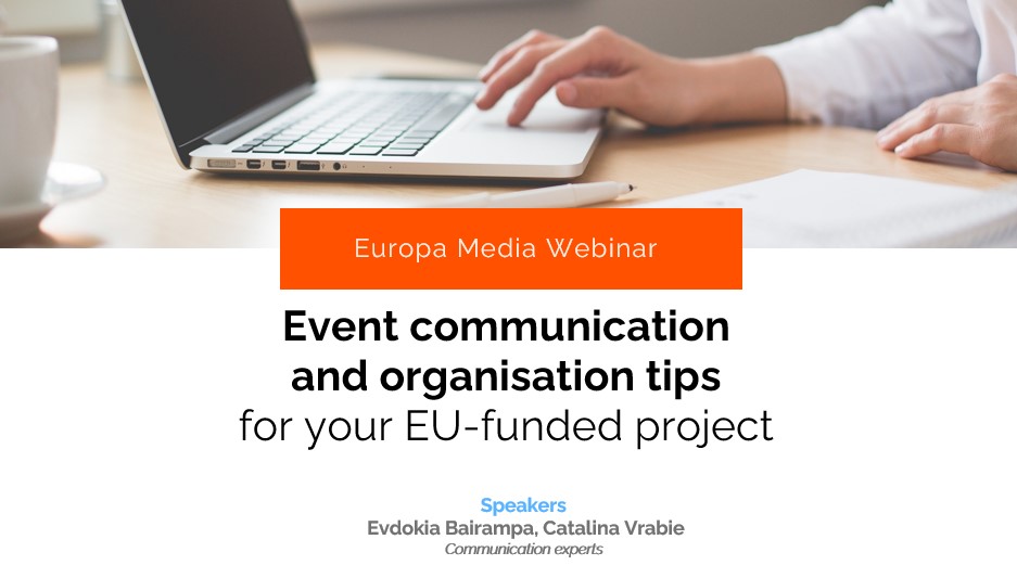 Event communication and organisation tips for your EU-funded project (May 2023)