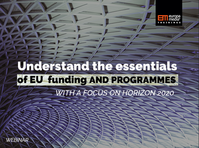 Applying for EU funding: finding the best programme for you, writing a solid project proposal